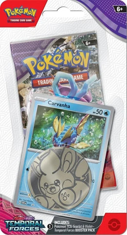 Pokemon - Temporal Forces - Single Pack Blister (Carvanha)