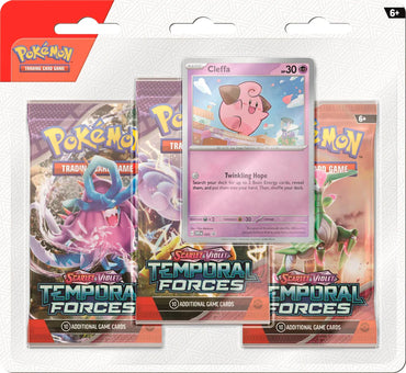 Pokemon - Temporal Forces - 3 Pack Blister (Cleffa)