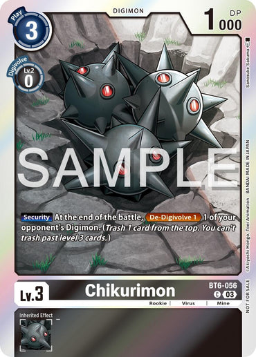 Chikurimon [BT6-056] (Official Tournament Vol.13 Winner Pack) [Double Diamond Promos]