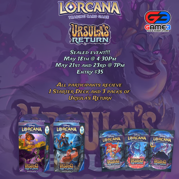 Lorcana - Sealed Event - Saturday May 21st @ 7PM
