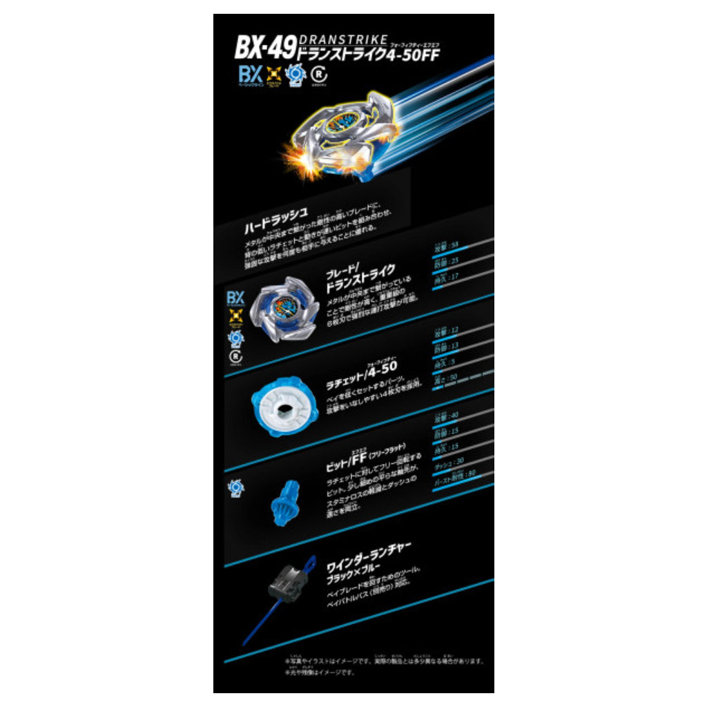 Beyblade X - BX-49 - Dranstrike 4-50FF - Game 3