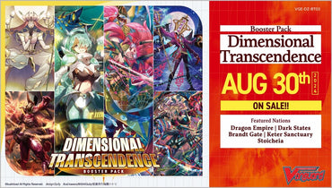 Cardfight!! Vanguard Booster Pack 03: Dimensional Transendence Booster Box (Pre-Order)