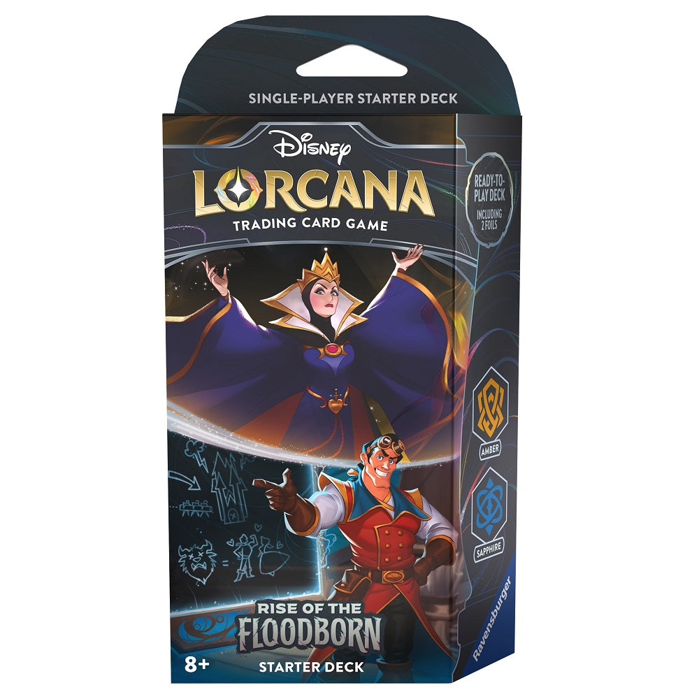 Disney Lorcana: Rise of the Floodborn - The Queen & Gaston - Starter Deck