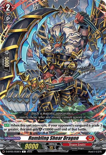 Rumbling Shear Dragon (D-BT05/058EN) [Triumphant Return of the Brave Heroes]