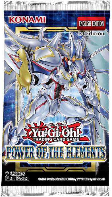 Yugioh - Power of the Elements Booster Pack - 1st Edition