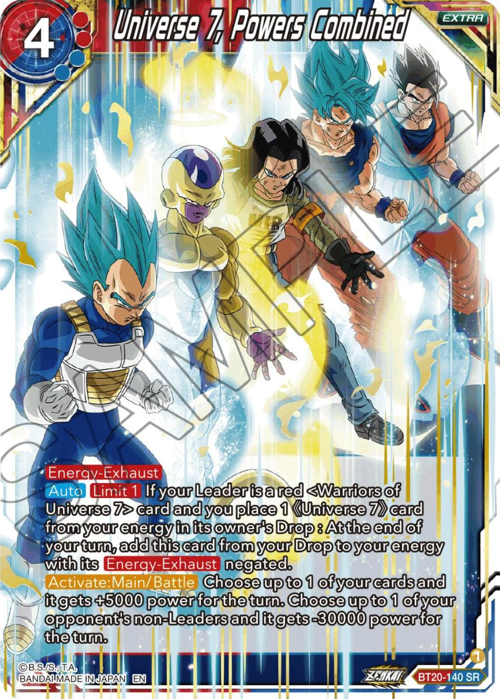 Universe 7, Powers Combined (BT20-140) [Power Absorbed]