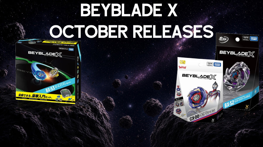 New Beyblade X October 2026 Releases: Luster Dragoon, Aero Pegasus & TigaRage