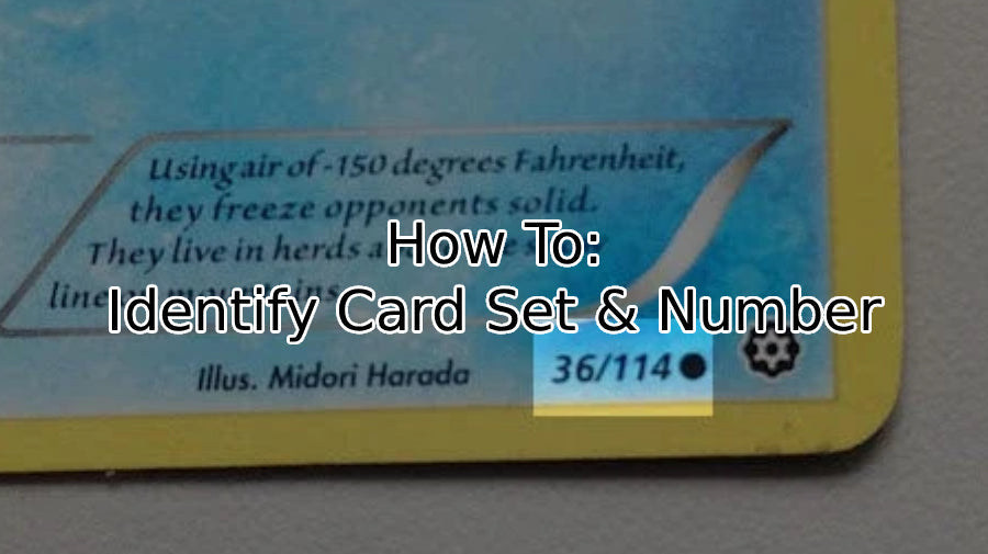 How to Find the Set and Number on a Pokémon Card