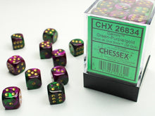 Chessex - 12mm d6 Dice Block (36 dice) - Various Colours