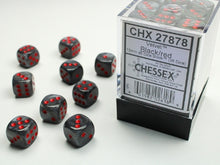 Chessex - 12mm d6 Dice Block (36 dice) - Various Colours
