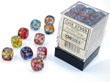 Chessex - 12mm d6 Dice Block (36 dice) - Various Colours