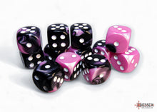 Chessex - 16mm d6 Dice Block (12 dice) - Various Colours