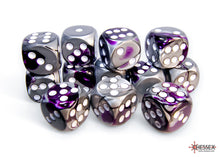 Chessex - 16mm d6 Dice Block (12 dice) - Various Colours