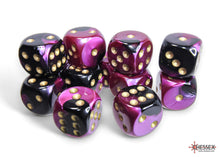 Chessex - 16mm d6 Dice Block (12 dice) - Various Colours