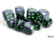 Chessex - 16mm d6 Dice Block (12 dice) - Various Colours