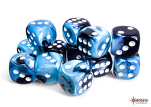 Chessex - 16mm d6 Dice Block (12 dice) - Various Colours
