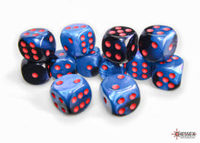 Chessex - 16mm d6 Dice Block (12 dice) - Various Colours