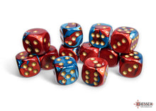 Chessex - 16mm d6 Dice Block (12 dice) - Various Colours
