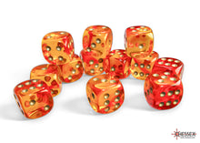 Chessex - 16mm d6 Dice Block (12 dice) - Various Colours