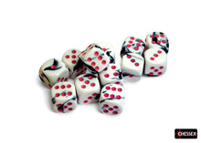 Chessex - 16mm d6 Dice Block (12 dice) - Various Colours
