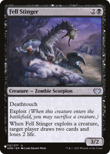 Fell Stinger (PLST-VOW-112) - The List