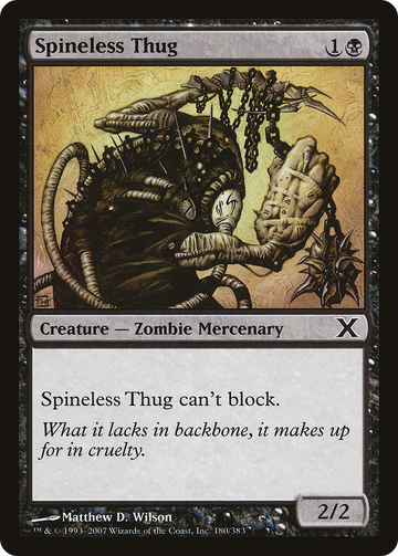 Spineless Thug [Tenth Edition]