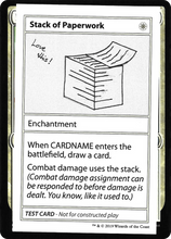 Stack of Paperwork (2021 Edition) [Mystery Booster Playtest Cards]