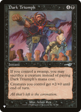 Dark Triumph (PLST-NEM-55) - The List
