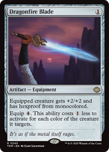 Dragonfire Blade (TDM-240) - Tarkir: Dragonstorm Foil