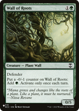 Wall of Roots (PLST-NCC-319) - The List