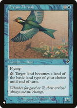 Dream Thrush (PLST-INV-53) - The List
