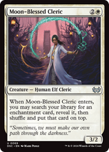 Moon-Blessed Cleric (DSC-069) - Duskmourn: House of Horror Commander Foil