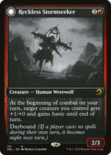 Reckless Stormseeker // Storm-Charged Slasher [Innistrad: Double Feature]