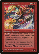 Flame Elemental (PLST-MIR-175) - The List