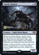 Caustic Bronco [Outlaws of Thunder Junction Prerelease Promos]