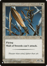 Wall of Swords (PLST-POR-37) - The List