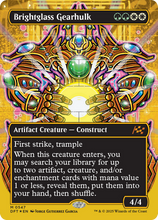 Brightglass Gearhulk (Borderless) (First-Place Foil) (-547) - Aetherdrift