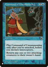 Command of Unsummoning (PLST-POR-48) - The List