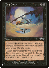 Bog Down (PLST-PLS-39) - The List