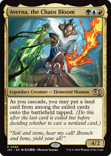 Averna, the Chaos Bloom (Anime) (J25-080) - Foundations Jumpstart