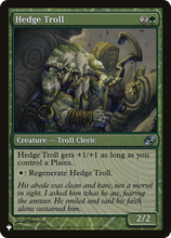 Hedge Troll (PLST-PLC-151) - The List: (colorshifted)