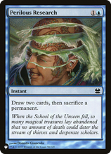 Perilous Research (PLST-MMA-58) - The List