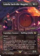 Lobelia Sackville-Baggins (Borderless Alternate Art) [The Lord of the Rings: Tales of Middle-Earth]