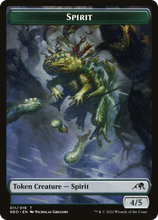 Spirit Token (011) [Kamigawa: Neon Dynasty Tokens]