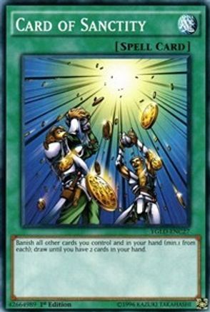 Card of Sanctity [YGLD-ENC27] Common
