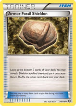 Armor Fossil Shieldon (98/114) [XY: Steam Siege]