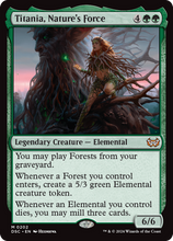 Titania, Nature's Force (DSC-202) - Duskmourn: House of Horror Commander
