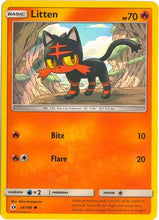 Litten (24/149) (Water Web Holo) [Sun & Moon: Base Set]