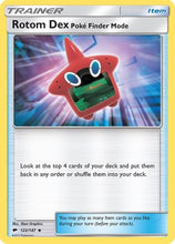Rotom Dex Poke Finder Mode (122/147) [Sun & Moon: Burning Shadows]