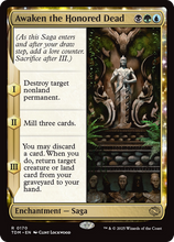 Awaken the Honored Dead (TDM-170) - Tarkir: Dragonstorm Foil